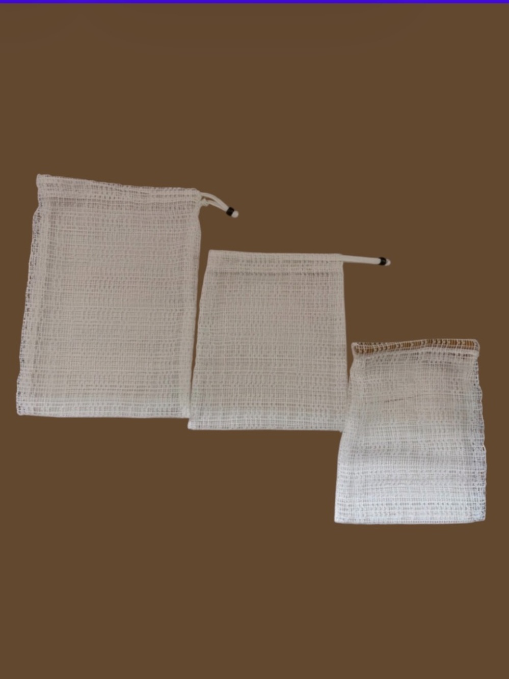 Set of 3 Mesh Pouches – Travel Organizer Bags